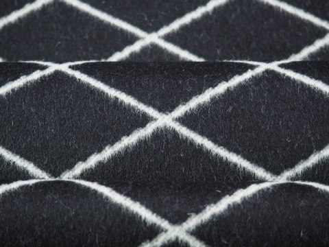 Angora dwustronna LV - Czarno-białe romby Angora dwustronna LV - Czarno-białe romby