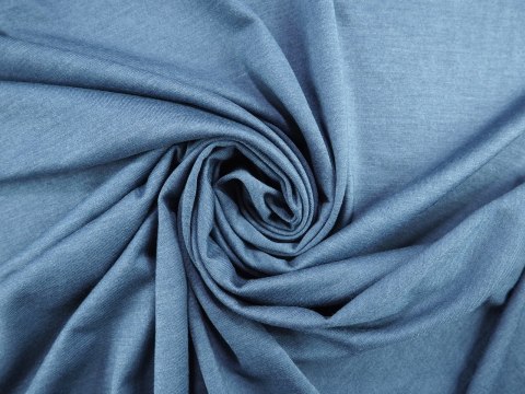 Dzianina jedwabna - Niebieski melanż Dzianina jedwabna - Niebieski melanż