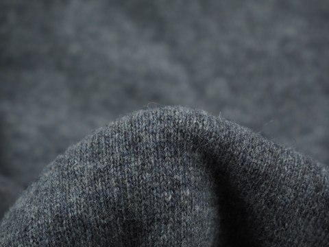 Dzianina wełniana - Szarość swetrówka Dzianina wełniana - Szarość swetrówka