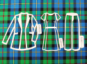 wełna w tartan MacLeod of Harris