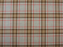 wełna tartan szary-brąz