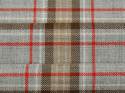 wełna tartan szary-brąz