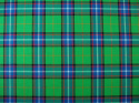 wełna tartan zielono-niebieski