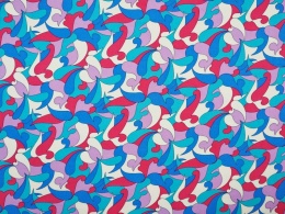 wiskoza w kolorowe łezki paisley