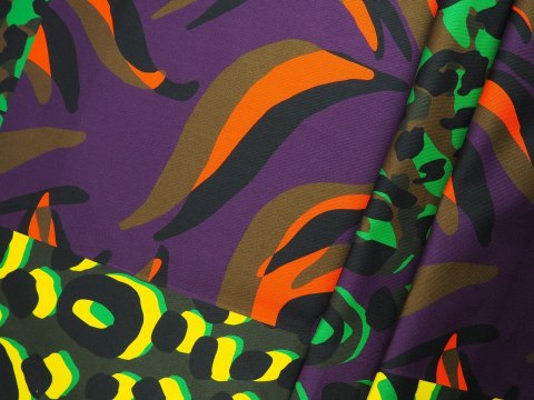 Bawełna Kenzo - Multikolor parka Bawełna Kenzo - Multikolor parka