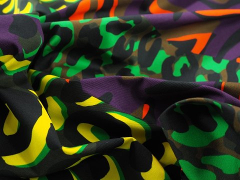 Bawełna Kenzo - Multikolor parka Bawełna Kenzo - Multikolor parka