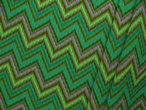 Bawełna Missoni - Fluorescencyjna zieleń zygzak (cieńsza) Bawełna Missoni - Fluorescencyjna zieleń zygzak (cieńsza)