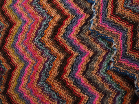 Wełna Missoni - Pomarańczowo-różowy zygzak Wełna Missoni - Pomarańczowo-różowy zygzak