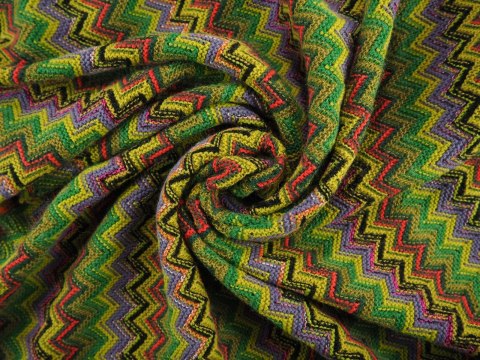 Wełna Missoni - Oliwkowo-żółty zygzak Wełna Missoni - Oliwkowo-żółty zygzak