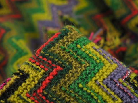 Wełna Missoni - Oliwkowo-żółty zygzak Wełna Missoni - Oliwkowo-żółty zygzak