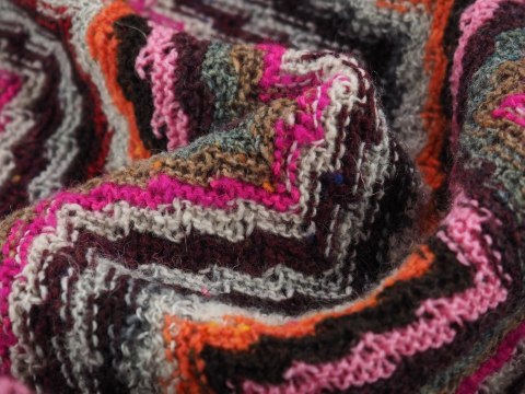Wełna Missoni - Szaro-różowy zygzak Wełna Missoni - Szaro-różowy zygzak