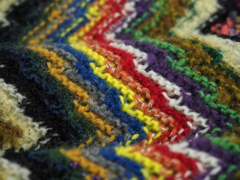 Wełna Missoni - Oliwkowo-żółty zygzak Wełna Missoni - Oliwkowo-żółty zygzak