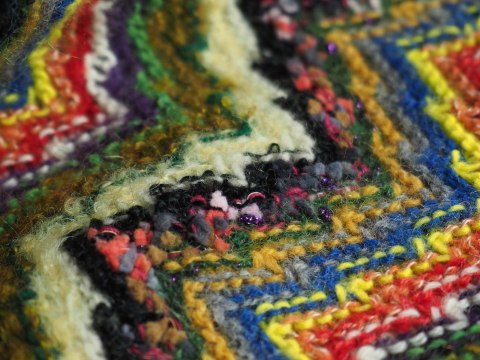 Wełna Missoni - Oliwkowo-żółty zygzak Wełna Missoni - Oliwkowo-żółty zygzak