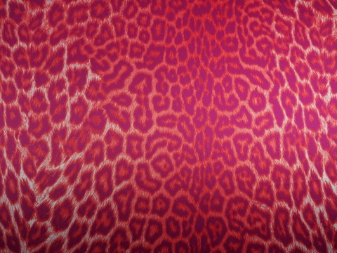 Poliester Roberto Cavalli - Różowe cętki Poliester Roberto Cavalli - Różowe cętki