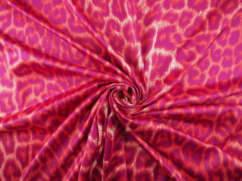 Poliester Roberto Cavalli - Różowe cętki Poliester Roberto Cavalli - Różowe cętki