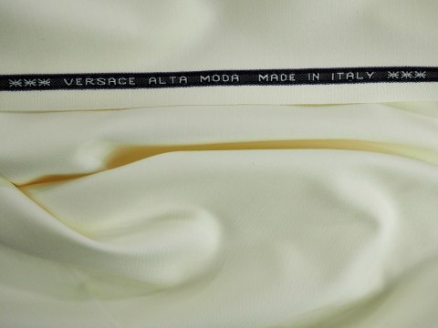Wełna double face Versace - Śmietankowa Wełna double face Versace - Śmietankowa