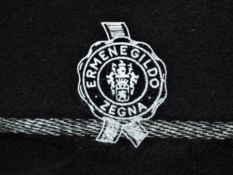 Wełna z kaszmirem Zegna - Czerń Wełna z kaszmirem Zegna - Czerń