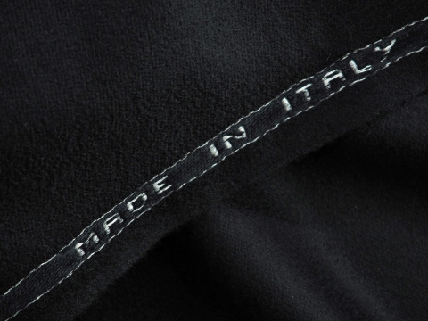 Wełna z kaszmirem Zegna - Czerń Wełna z kaszmirem Zegna - Czerń