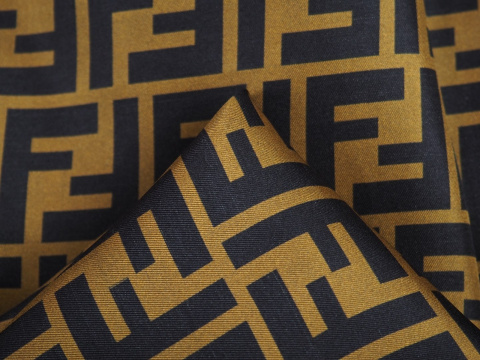 Jedwab Fendi - Stare złoto Jedwab Fendi - Stare złoto
