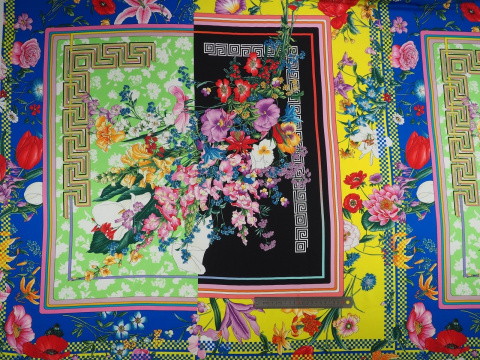 Jedwab sygnowany - Multikolor twill Jedwab sygnowany - Multikolor twill