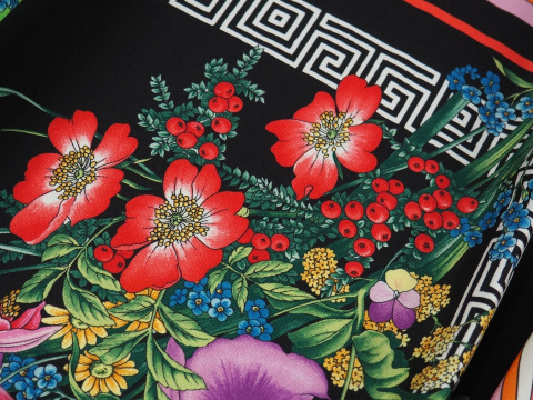 Jedwab sygnowany - Multikolor twill Jedwab sygnowany - Multikolor twill
