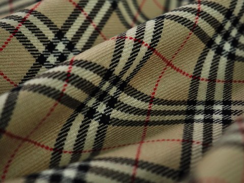 Wełna Burberry - Klasyczna krata Wełna Burberry - Klasyczna krata