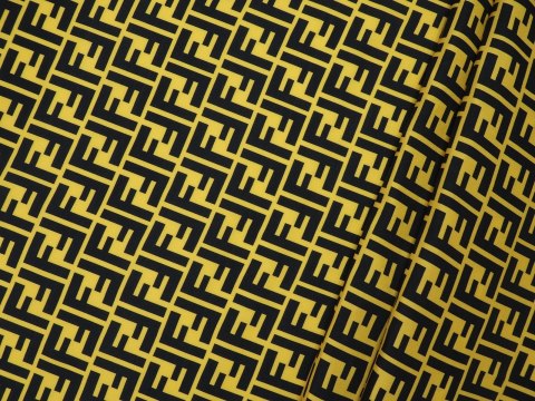 Wiskoza sygnowana - Żółte tło Wiskoza sygnowana - Żółte tło