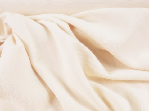 Dzianina wełniana punto - Strukturalna wanilia Dzianina wełniana punto - Strukturalna wanilia