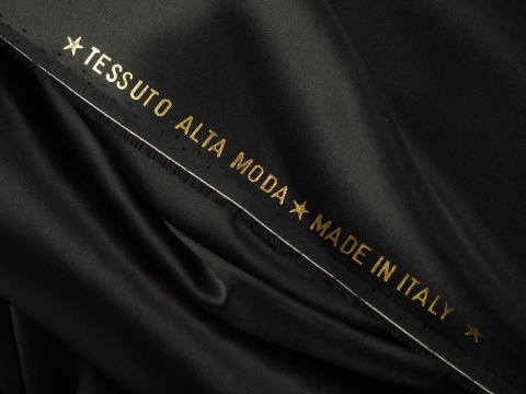 Jedwab elastyczny Alta Moda - Czerń Jedwab elastyczny Alta Moda - Czerń