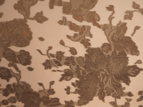 Jedwab lurex - Miedziane kwiaty Jedwab lurex - Miedziane kwiaty