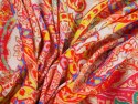 Wełna z wiskozą - Intensywnie kolorowe ornamenty Wełna z wiskozą - Intensywnie kolorowe ornamenty