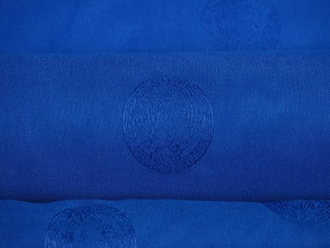 Podszewka sygnowana - Emblematy na niebieskim Podszewka sygnowana - Emblematy na niebieskim