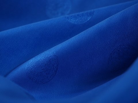 Podszewka sygnowana - Emblematy na niebieskim Podszewka sygnowana - Emblematy na niebieskim