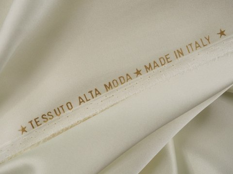 Jedwab elastyczny Alta Moda - Waniliowa biel Jedwab elastyczny Alta Moda - Waniliowa biel
