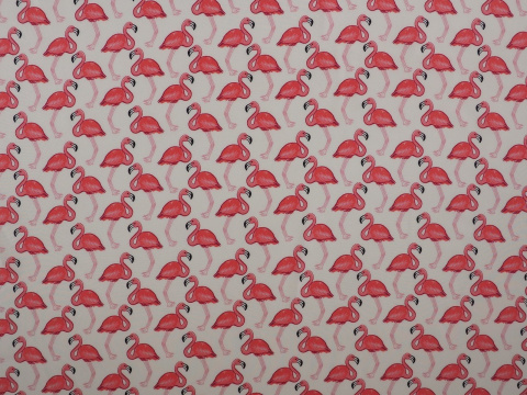 Jedwab - Flamingi Jedwab - Flamingi
