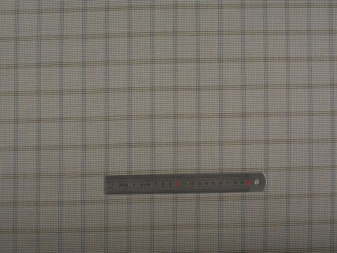Wełna elastyczna - Beżowo-szara krata Wełna elastyczna - Beżowo-szara krata
