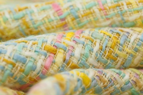 Chanelka - Pastelowe kolory - kupon 1.4m Chanelka - Pastelowe kolory - kupon 1.4m