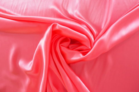 Jedwab satyna - Róż bubblegum Jedwab satyna - Róż bubblegum