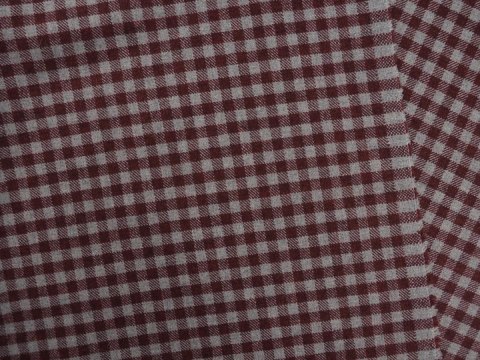 Wełna z bawełną - Kratka vichy bordo szarość Wełna z bawełną - Kratka vichy bordo szarość