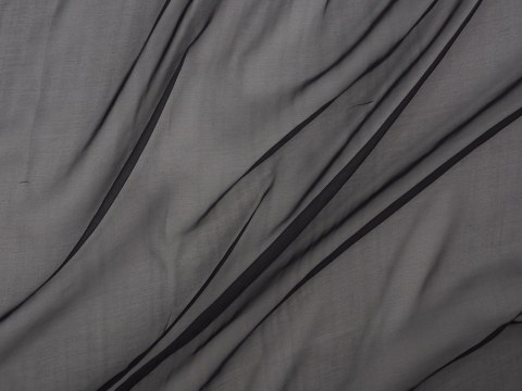 Jedwabna organza - Czerń Jedwabna organza - Czerń