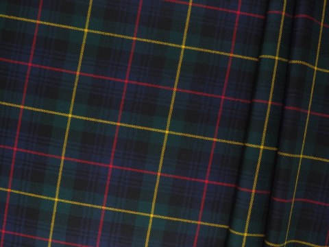 Wełna garsonkowa - Duża krata tartan Wełna garsonkowa - Duża krata tartan