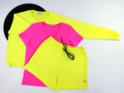 Szorty Personalizowane Pink - Róż Neon M Szorty Personalizowane Pink - Róż Neon M