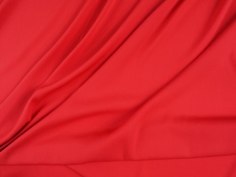 Jedwab elastyczny - Makowa czerwień Jedwab elastyczny - Makowa czerwień
