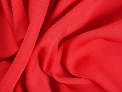 Jedwab elastyczny - Makowa czerwień Jedwab elastyczny - Makowa czerwień