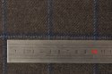 Kaszmir Loro Piana - Brązowa krata windowpane Kaszmir Loro Piana - Brązowa krata windowpane