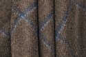 Kaszmir Loro Piana - Brązowa krata windowpane Kaszmir Loro Piana - Brązowa krata windowpane