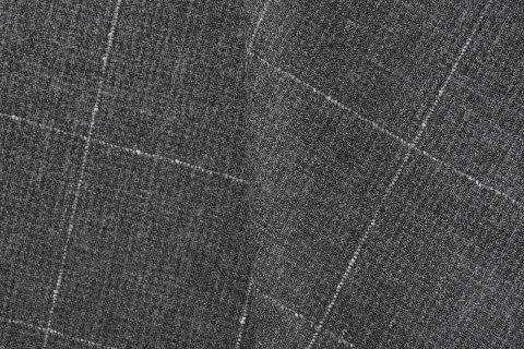 Wełna Vitale Barberis - Szara krata Wełna Vitale Barberis - Szara krata