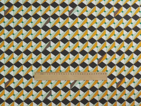 Bawełna elastyczna - Retro geometria Bawełna elastyczna - Retro geometria