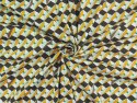 Bawełna elastyczna - Retro geometria Bawełna elastyczna - Retro geometria
