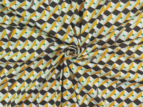Bawełna elastyczna - Retro geometria Bawełna elastyczna - Retro geometria